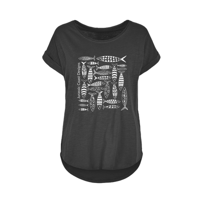 Coastal Shoal Women's Long Slub T-Shirt XS-5XL