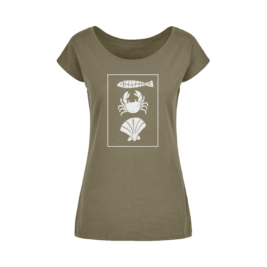 Coastal Catch Wide Neck Women's T-Shirt XS-5XL
