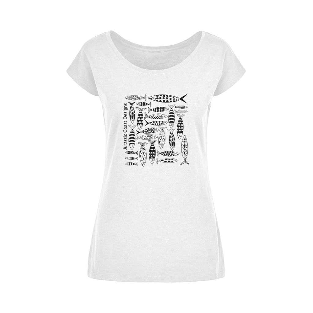 Coastal Shoal Wide Neck Women's T-Shirt XS-5XL