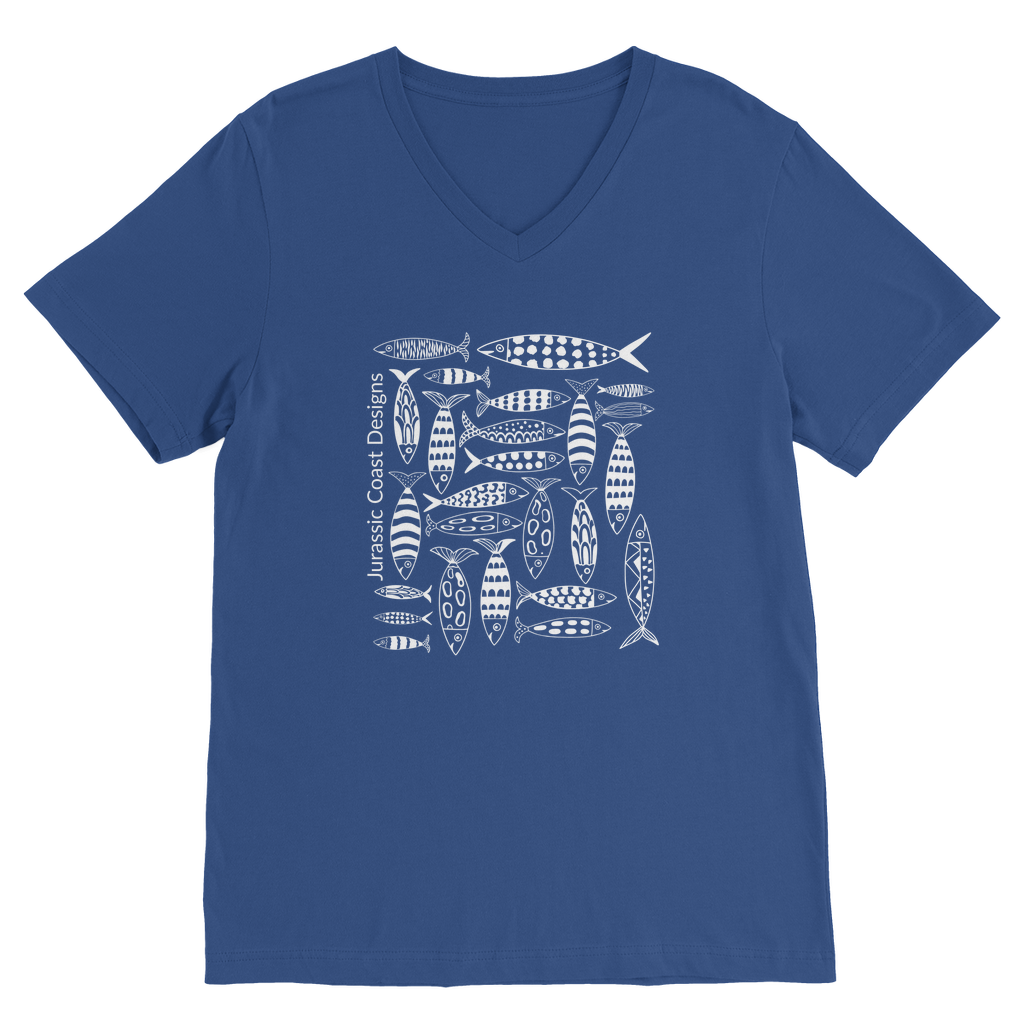 Coastal Shoal Classic Softstyle® V-neck T-shirt