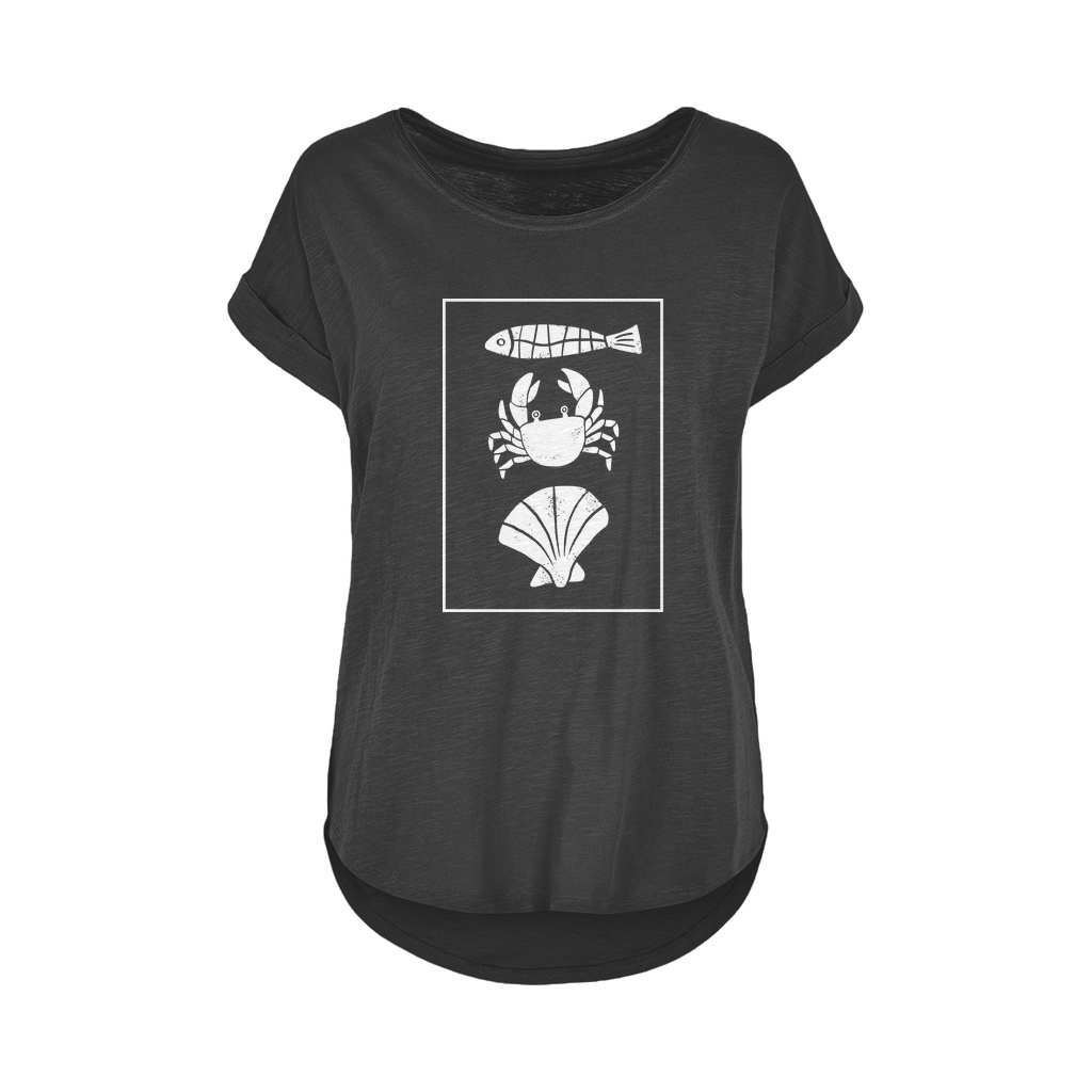 Coastal Catch Women's Long Slub T-Shirt XS-5XL