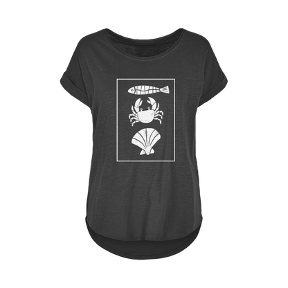 Coastal Catch Women's Long Slub T-Shirt XS-5XL