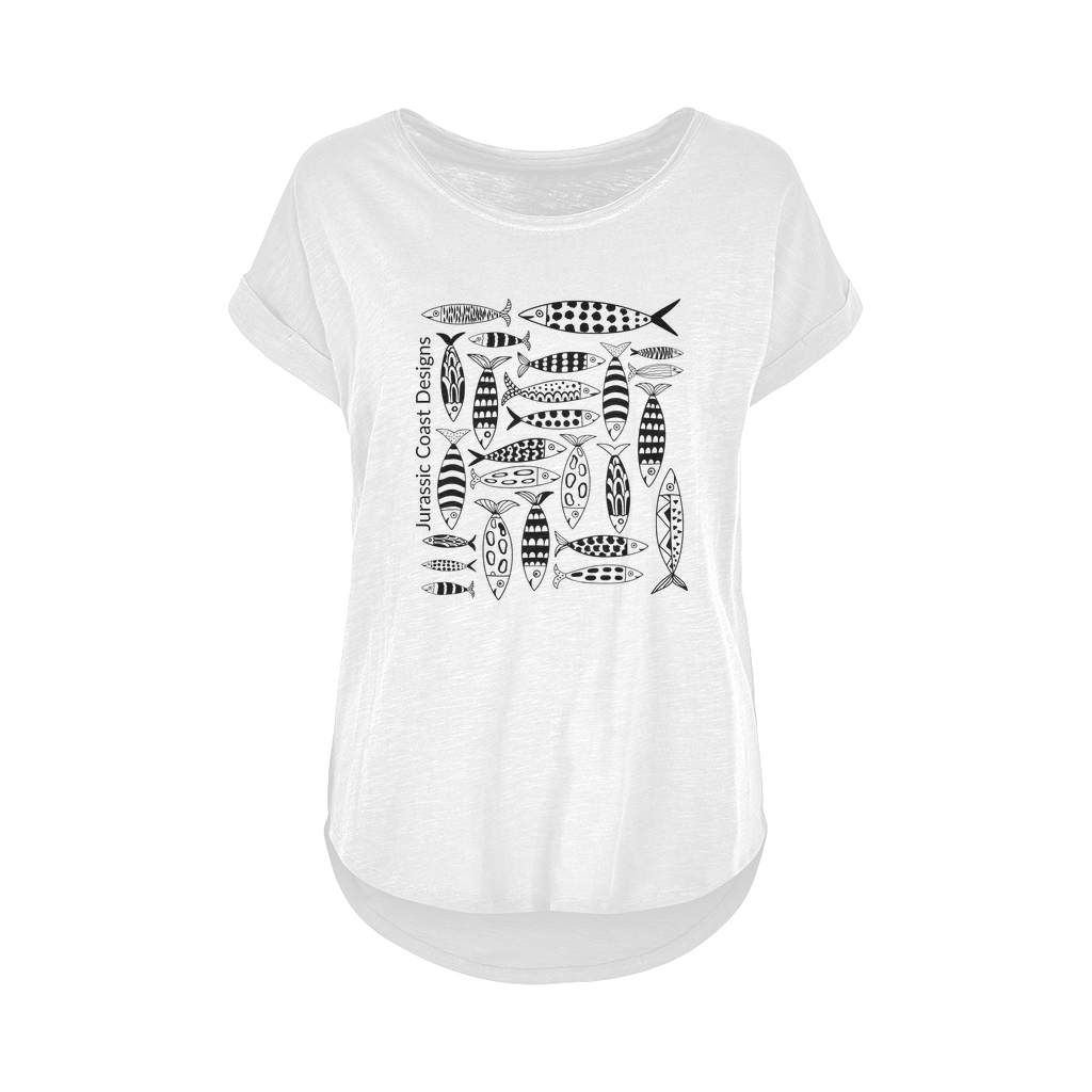 Coastal Shoal Women's Long Slub T-Shirt XS-5XL