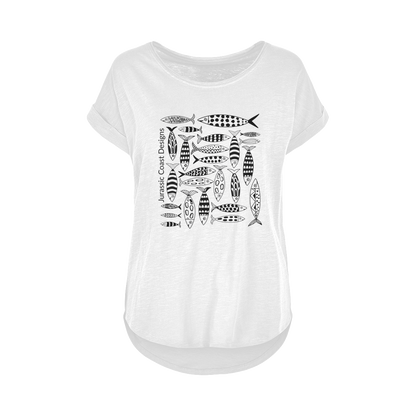 Coastal Shoal Women's Long Slub T-Shirt XS-5XL