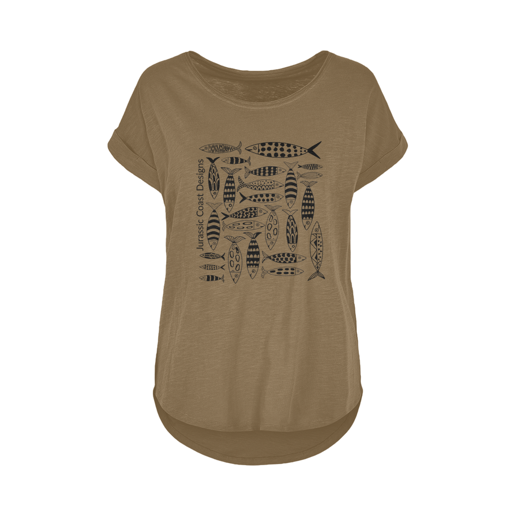 Coastal Shoal Women's Long Slub T-Shirt XS-5XL