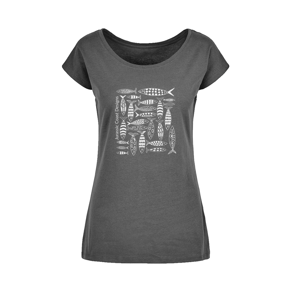 Coastal Shoal Wide Neck Women's T-Shirt XS-5XL