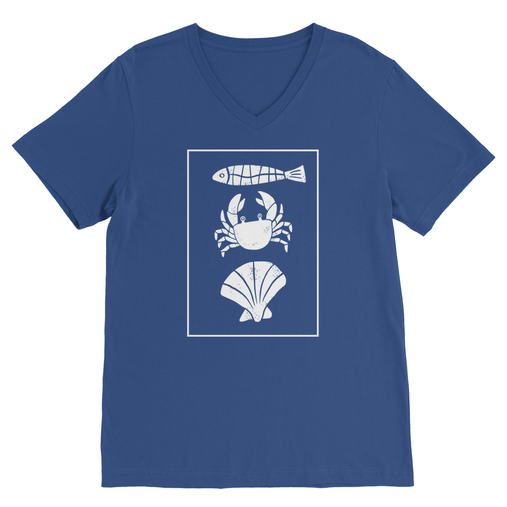 Coastal Catch Classic Softstyle® V-neck T-shirt